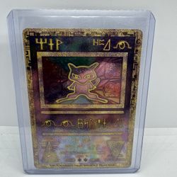 Ancient Mew Holographic Pokémon Card