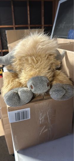 Weighted Highland Cow Stuff Animal