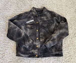 Fear of God 5th Collection 2017 "Holy Water" Trucker Jacket Black L