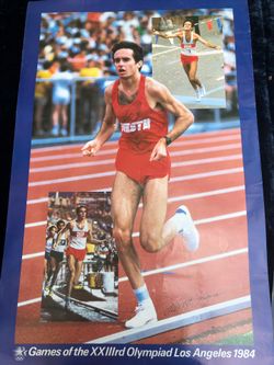 Alberto Salazar Games of the XXIII Olympiad Los Angeles 1984 poster.