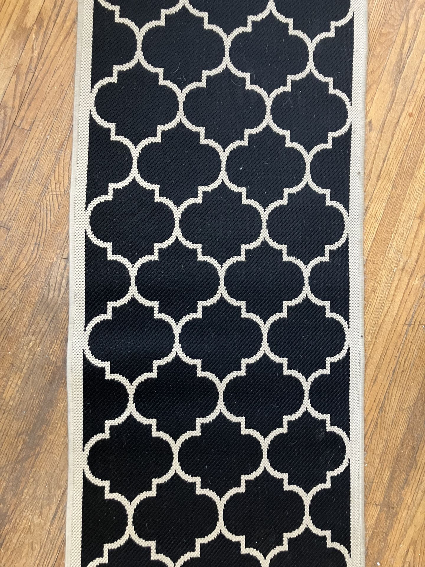 Runner Indoor Outdoor Black & Tan