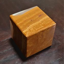 cube paper weight 2.5 inches knick knack