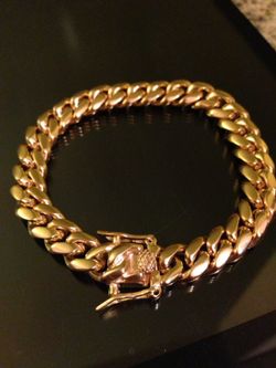 14K Gold Plated Miami Cuban Bracelet