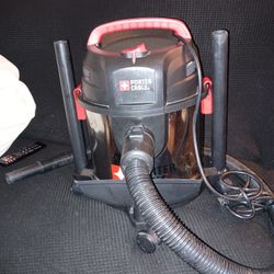 Porter-Cable Wet Dry Vacuum Cleaner 4 Gallons Four Horsepower Stainless Steel