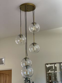 Globe chandelier