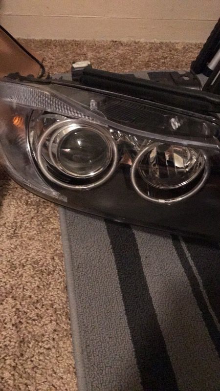 BMW E90 DEPO LED HALO XENON LIGHTS