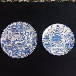 Vintage Cape Cod Newport Decorative Plates 