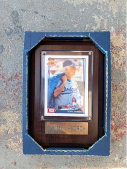 Los Angeles Dodgers Tommy Lasorda Plaque