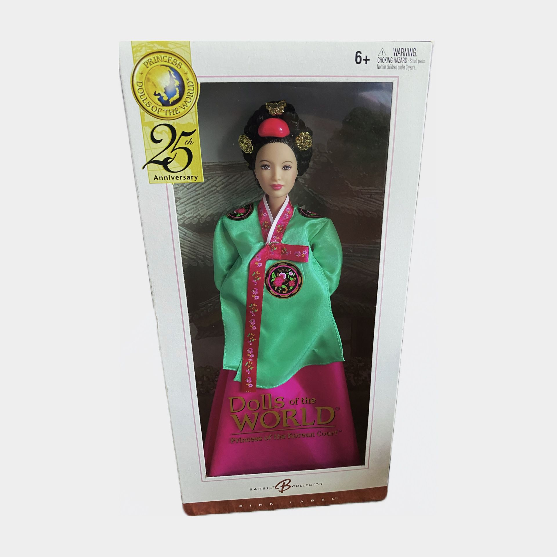 2004 Princess Of The Korean Court Barbie 25th Anniversary Collectors Doll