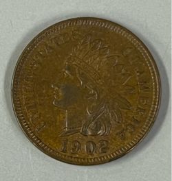 1902 Indian Penny Coin
