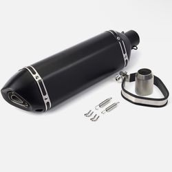 Universal motorcycle slip on muffler