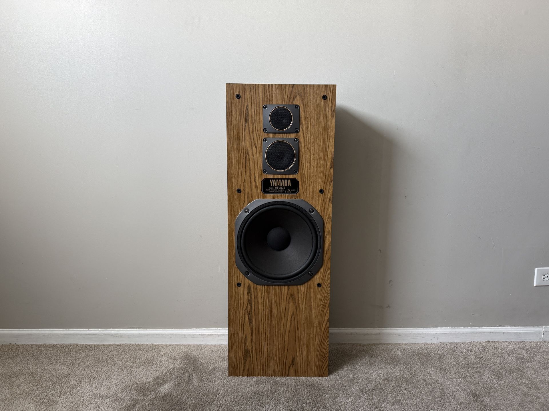 Yamaha NS-A570 Single Home Tower Floor Standing Vintage Speaker