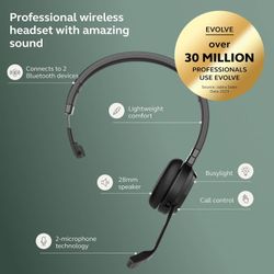 Jabra Evolve 65 Wireless Single-Ear Headphone