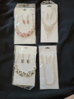 Necklace And Earrings Sets $10 Each