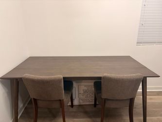 Wood Family sized dinner table