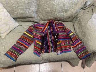Grau Women’s silk multicolored jacket
