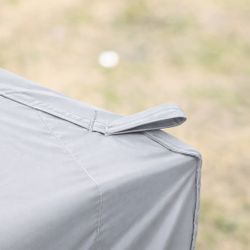 Outdoor 10x 10Ft Pop Up Gazebo Canopy Tent Removable Sidewall with Zipper,2pcs Sidewall with Windows,with 4pcs Weight sand bag,with Carry Bag-Gray