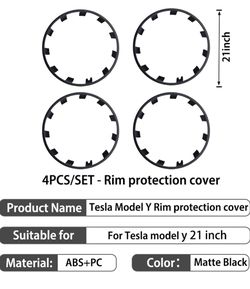 Uberturbine Rim Edge Protector Model Y 21”