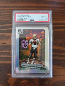 2025 Archie Manning  Donruss Downtown PSA10