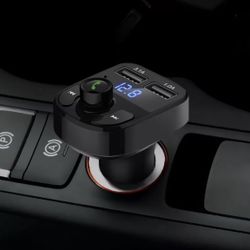 FM Transmitter Bluetooth Adapter For Car With Charger