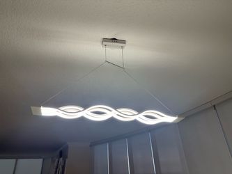 Modern LED Wave Pendant Light – Contemporary
