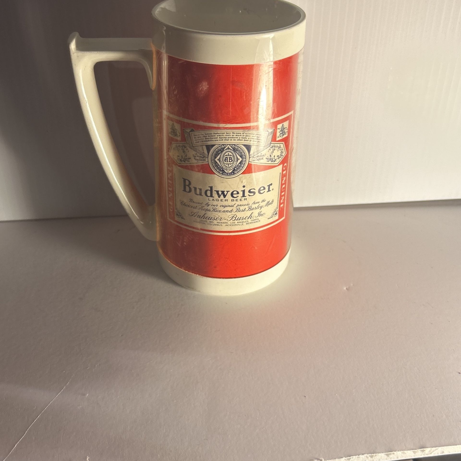 Budweiser plastic Stein