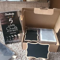 Brand New Mini Chalk Boards and Pens