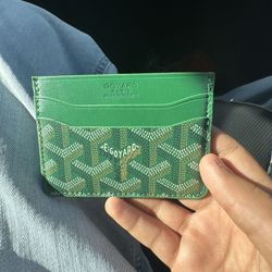 Green Goyard Wallet