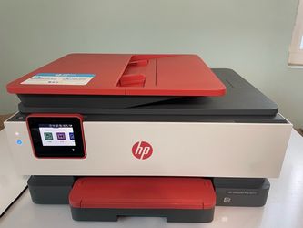 HP OfficeJet Pro 8035 Color Thermal Inkjet All in one Printer Tested - - Has Ink Code message