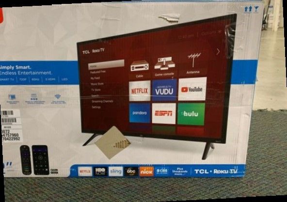 Brand New TCL ROKU 32 Smart Tv Open box w/ warranty A3P