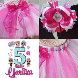 LOL Surprice Doll Birthday Tutu set- size 5