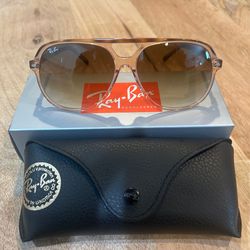 Ray-Ban Rb2198 Bill Square Sunglasses / Havana on Transparent Brown/Clear Gradient Brown