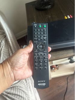 Sony dvd with remote
