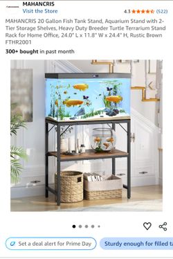 20 Gallon Fish Tank Stand (VERIFY MEASUREMENTS)