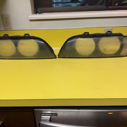 Bmw E39 Oem Headlight Lens Cover Covers With Glass Inserts