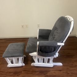 Grey Rocking Chair 