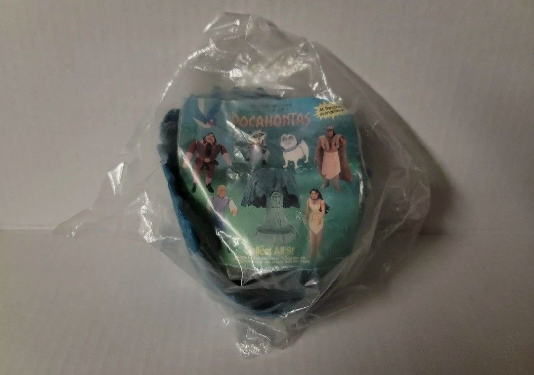 Lot Of 4 Disney Pocahontas Burger King 90s Toys Brand New!