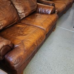 Leather Sofa And Loveseat 