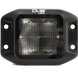 (2) DV8 OFF-ROAD 3-INCH ELITE SERIES LED FLUSH MOUNT POD LIGHTS

