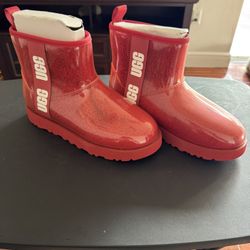 Uggs Classic Clear Mini Red