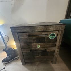 Wooden Nightstand 