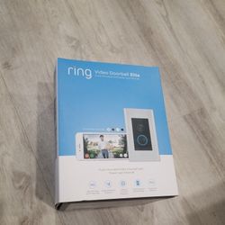 New Ring Doorbell Elite Box, Tools, And Face Plates Only No Camera