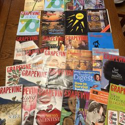 LOT AA Grapevine Magazines ALL FOR 