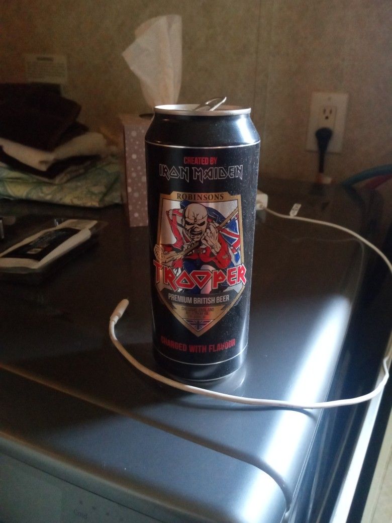 Iron Maiden Empty Beer Can