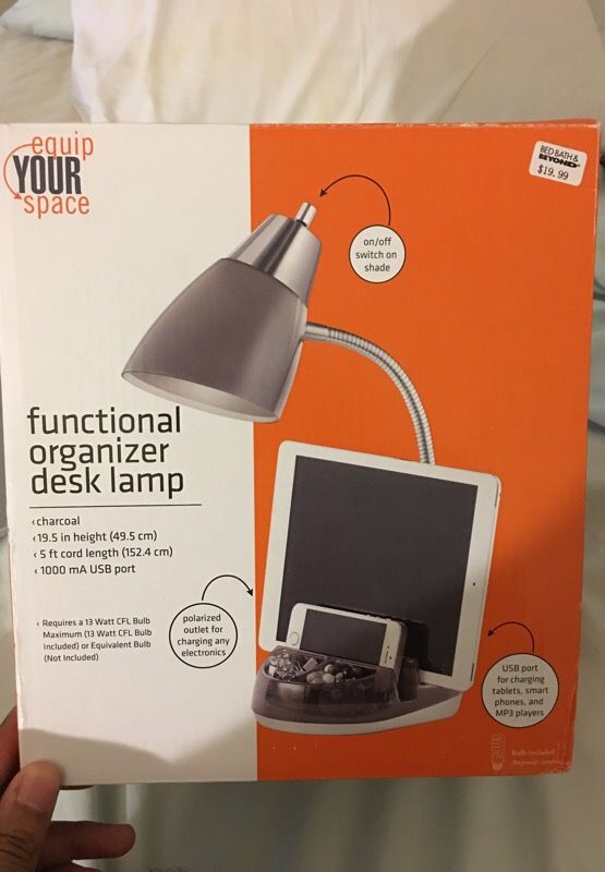 Organizer Desk Lamp