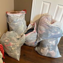 5 Bags Of Mix Children Clothing -mostly Summer Clothes 
