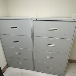 💥 4 Drawer Grey Filing Cabinets.  Great Condition  Price For 1 Cabinet 💥. Huge Sale
