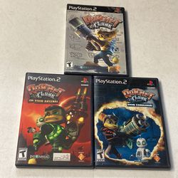 Sony PlayStation 2 Ratchet and Clank video games lot