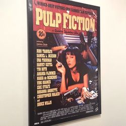 Pulp fiction Movie Poster Hard Frame