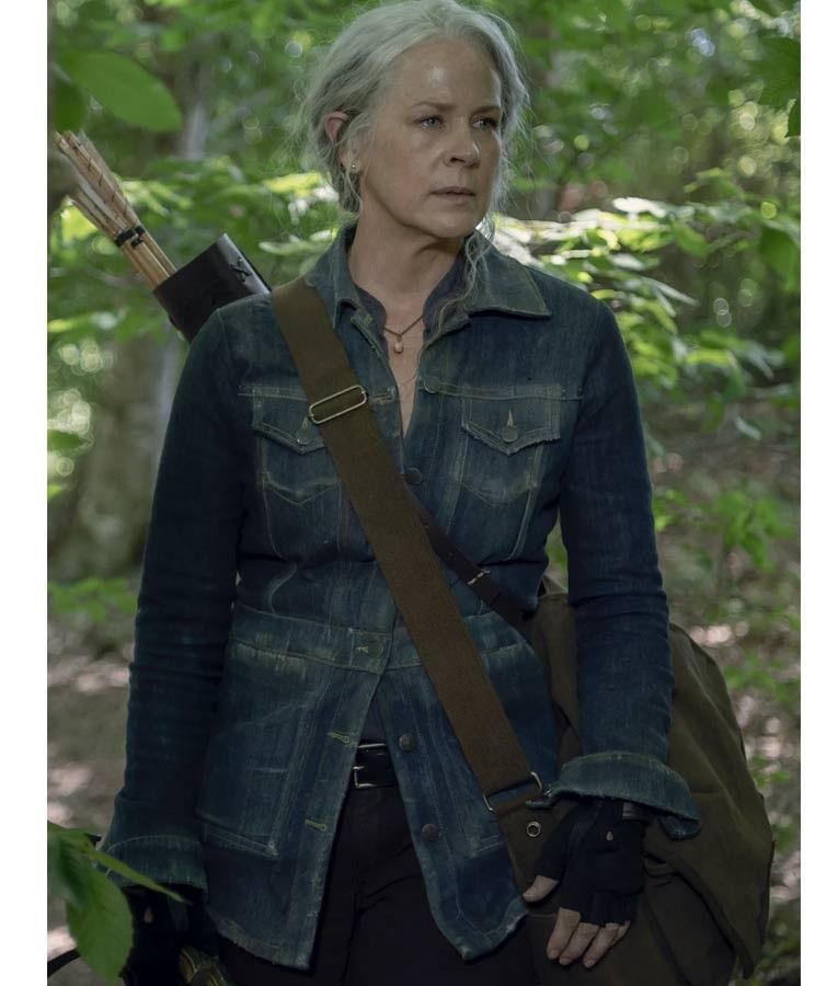 The Walking Dead Season 10 Melissa Mcbride Denim Jacket M jacket creators $139